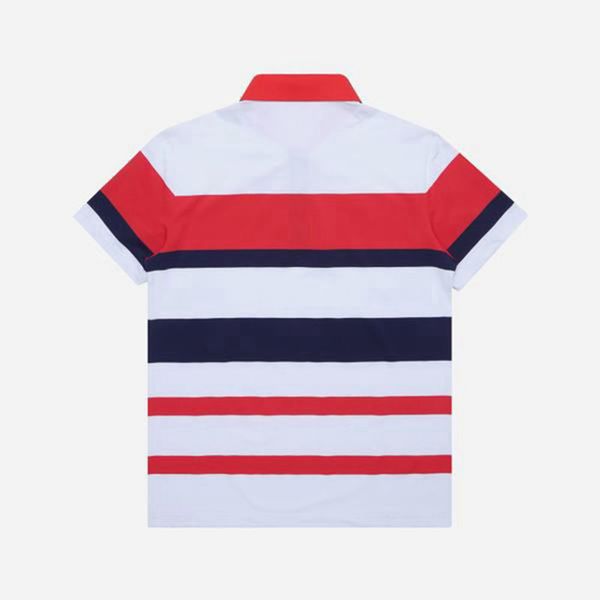 Camisas Polo Fila Hombre Blancas - Golf Striped S/S - España 685342PGU